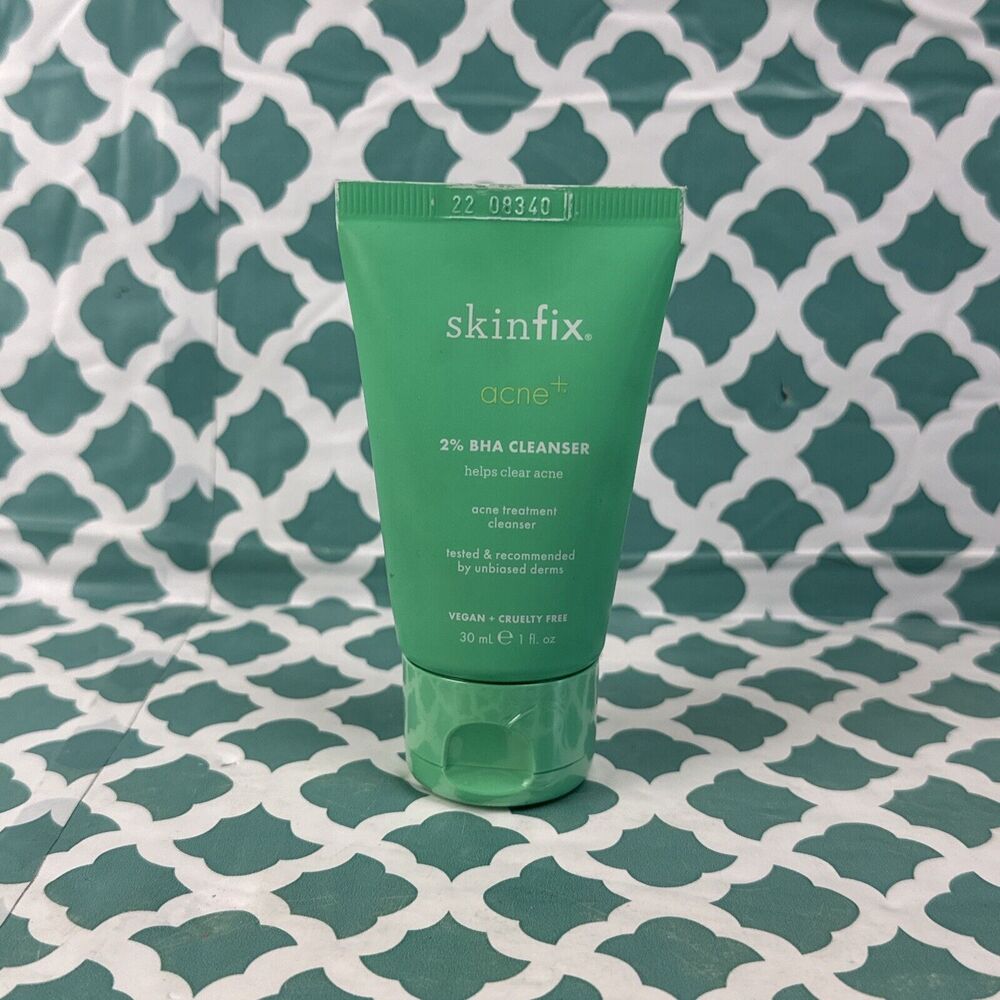 Skinfix Mini Acne+ 2% BHA + Azelaic Acid + Niacinamide + AHA Face Cleanser 1‎ oz